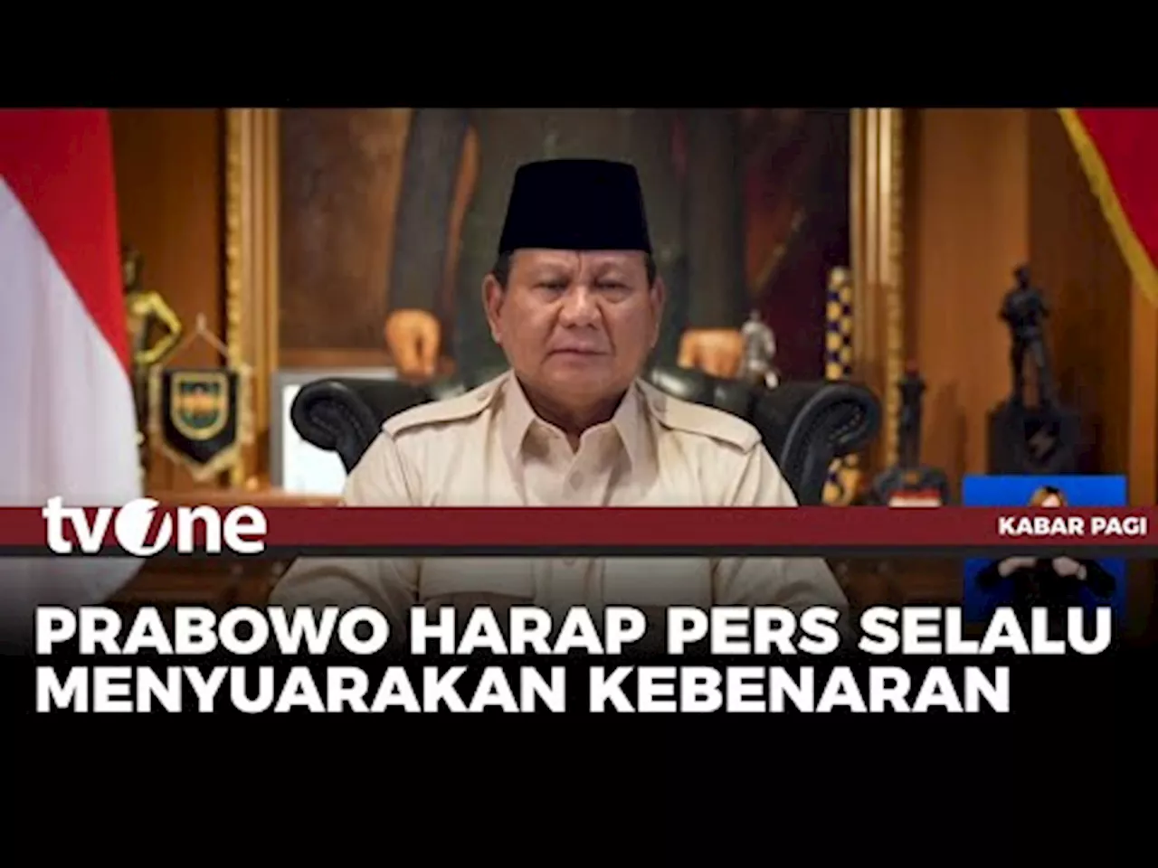 Prabowo Tegaskan Pers Harus Utamakan Kepentingan Bangsa dan Negara