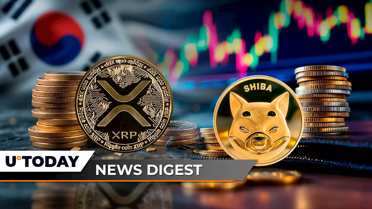 Major Korean Crypto Exchanges Rename XRP, 3.3 Trillion SHIB Transferred, Dogecoin Open Interest Soars