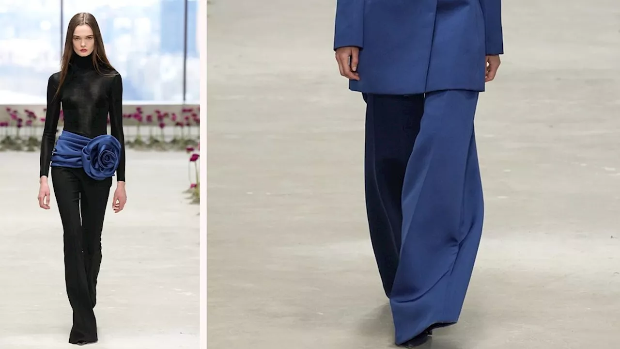 Los Pantalones Acampanados Dominan la Pasarela de Carolina Herrera Otoño-Invierno 2025