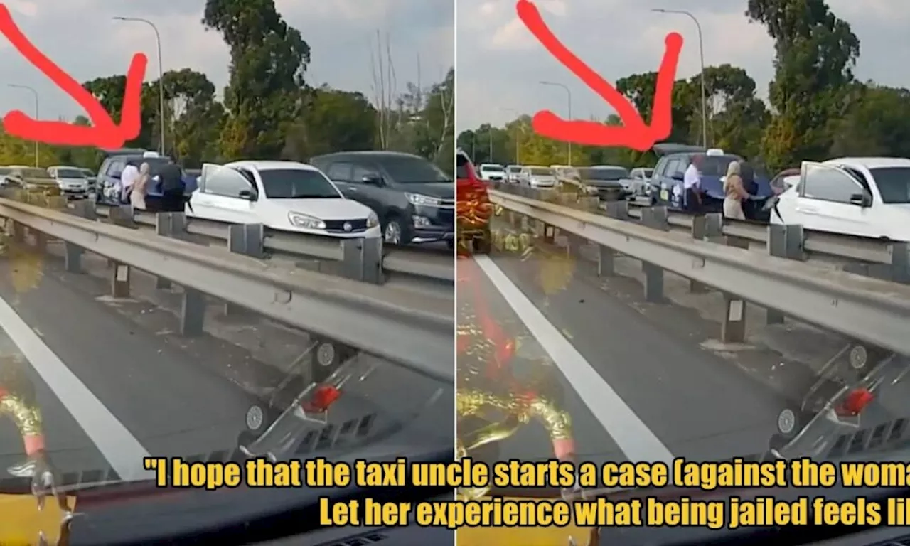 Malaysian Woman Faces Backlash for Assaulting Elderly Taxi Driver After Highway Accident