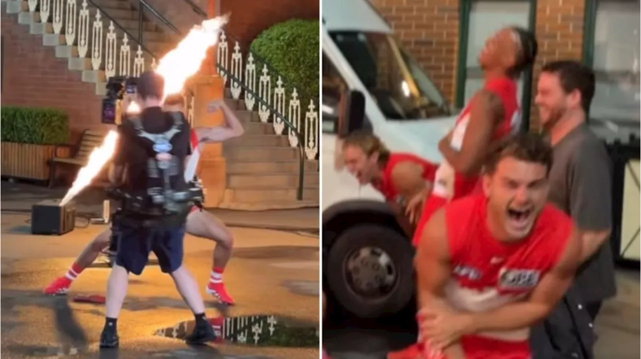 Sydney Swans Star Will Hayward's Hilarious Wrestlemania Stunt