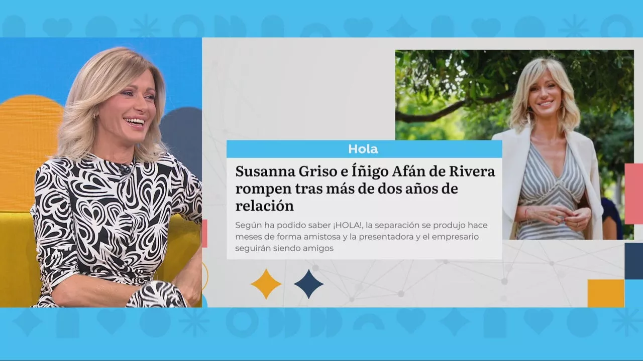 Susanna Griso e Íñigo Afán de Rivera rompen tras dos años de relación