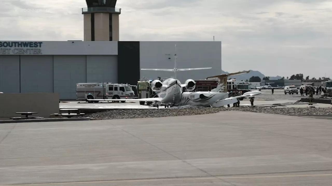 Learjet Crashes at Scottsdale Airport, Killing One and Injuring Three