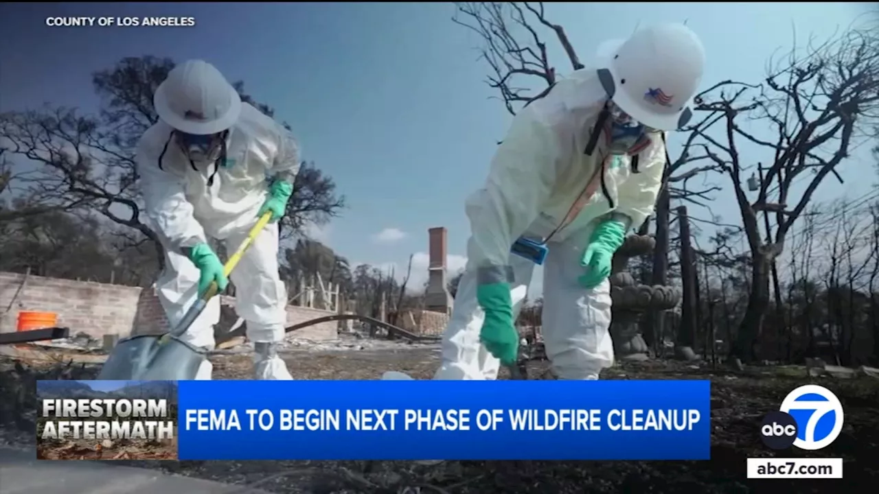 FEMA and Army Corps Begin Removing Fire Debris from Wildfire-Damaged Properties in LA County