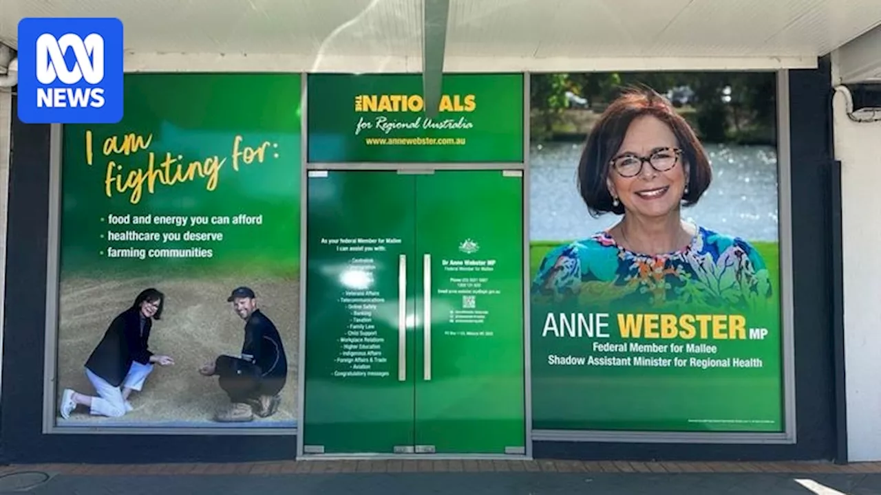 Anne Webster under fire for using $24k office budget on election advertising