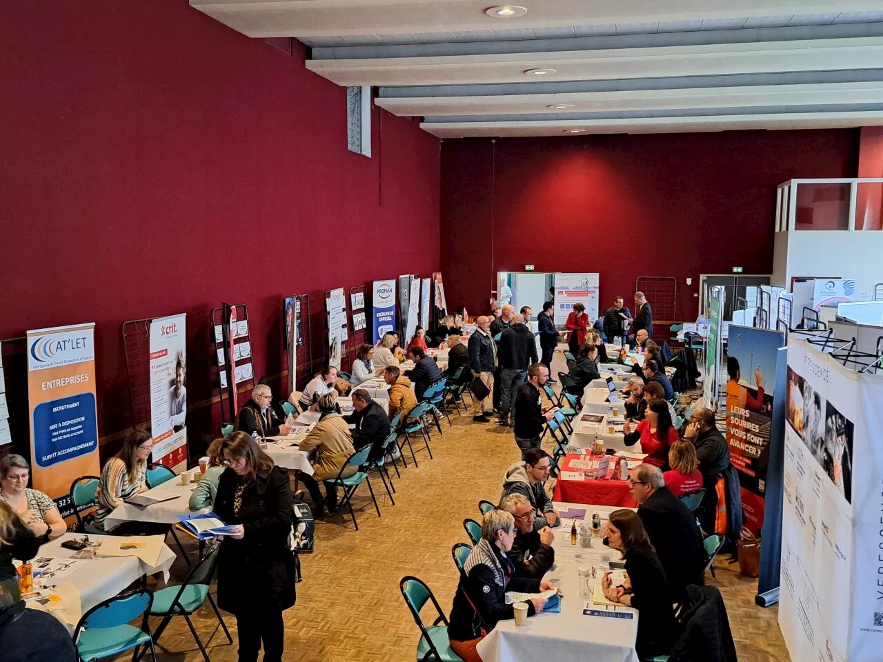 Salon de l'emploi et de la formation à Les Andelys