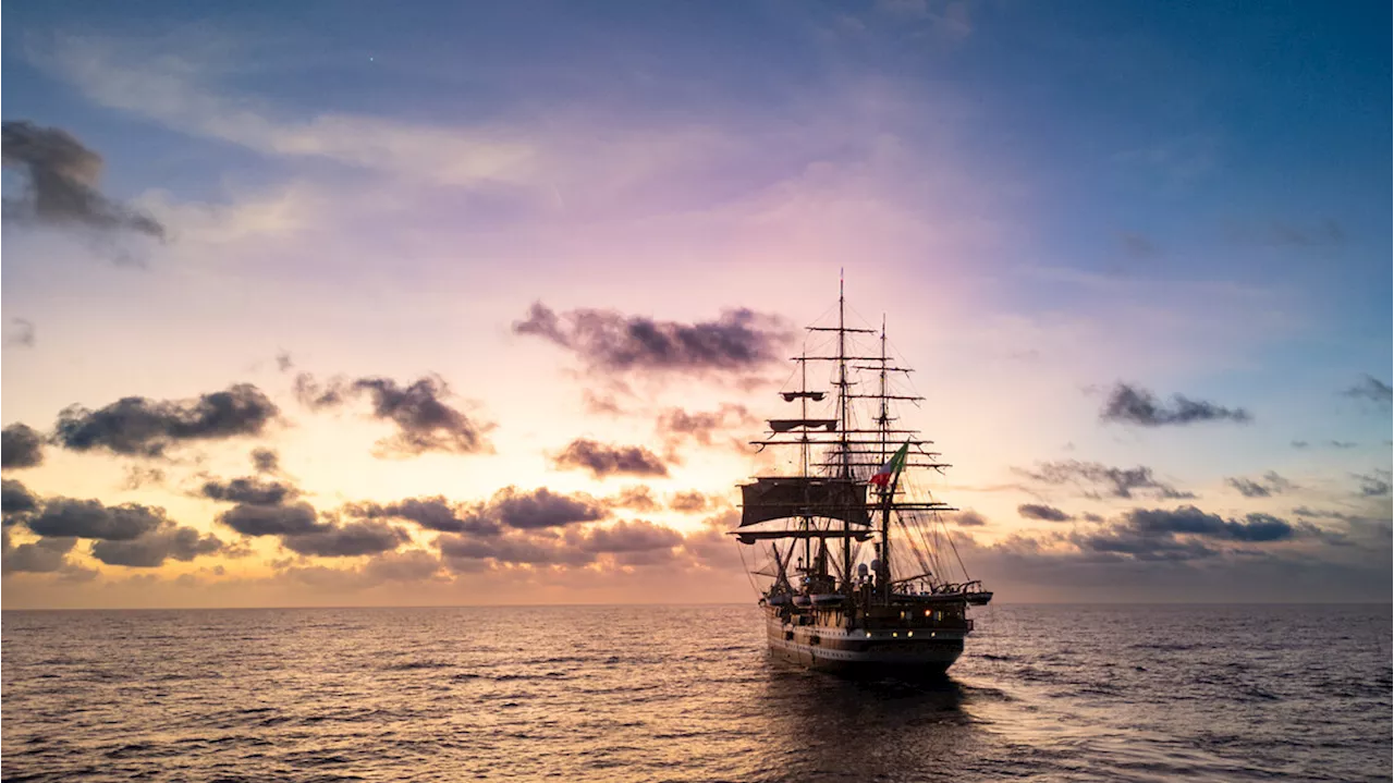 Nave Amerigo Vespucci in visita ad Alessandria d'Egitto dal 12 al 17 febbraio