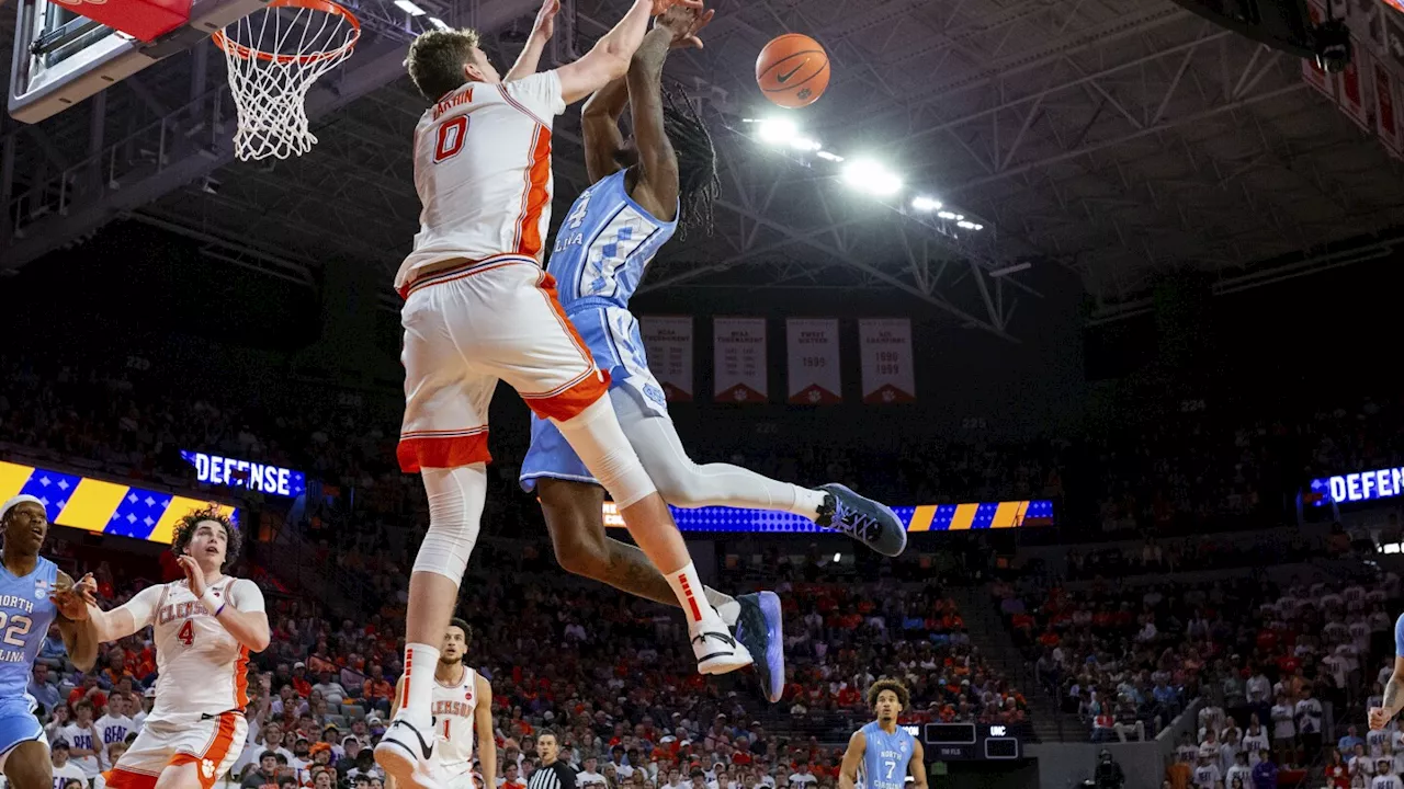 Lakhin leads No. 23 Clemson to 85-65 win over North Carolina