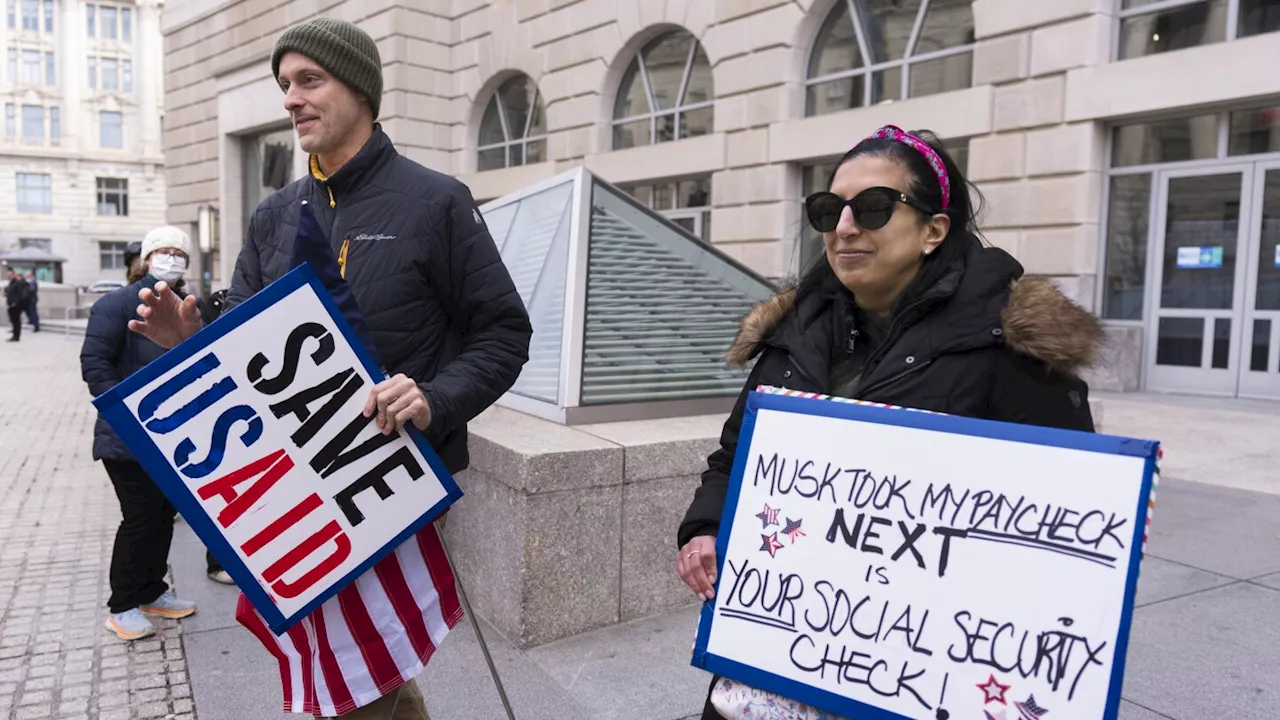 Protests Erupt Outside USAID as Musk and Trump Push for Dismantling