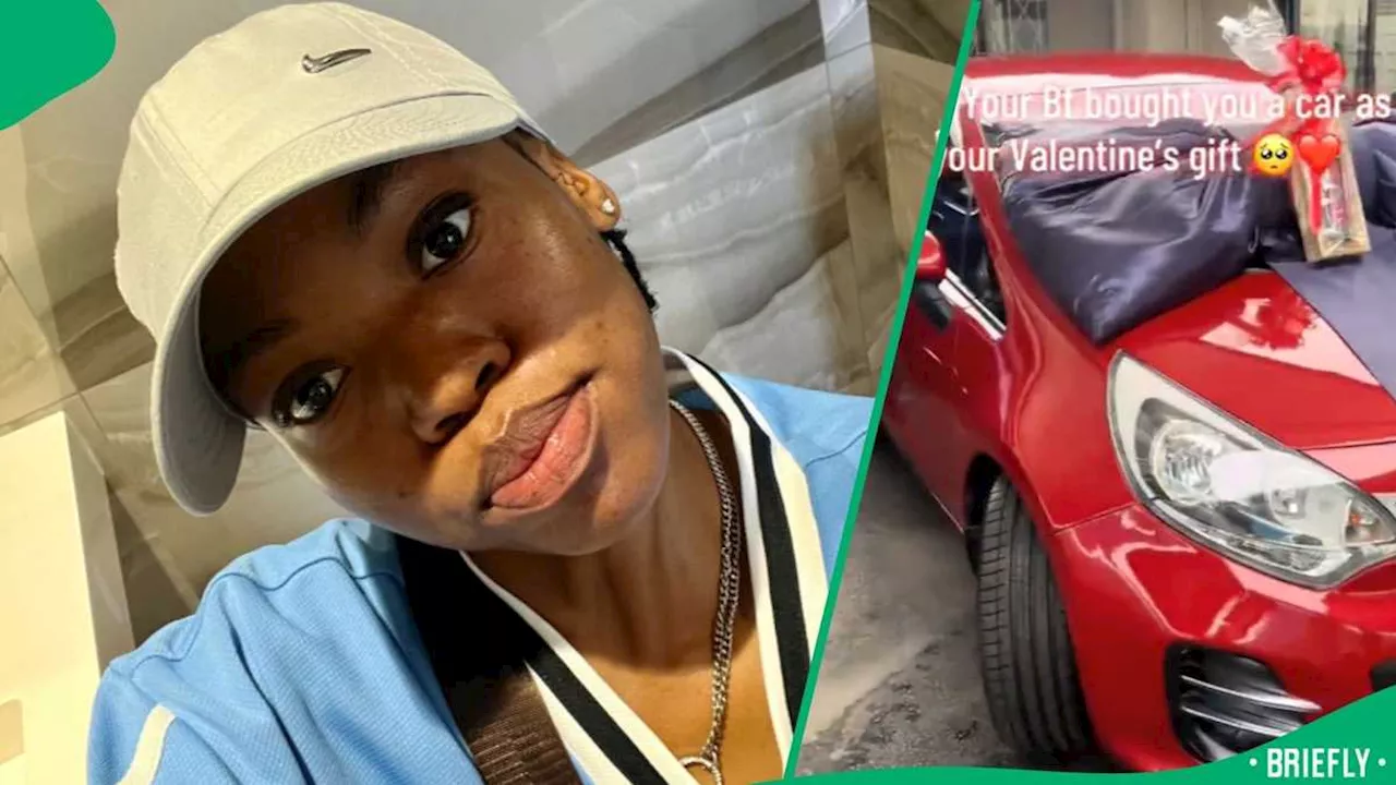 Woman Receives Kia Rio as Early Valentine's Day Gift