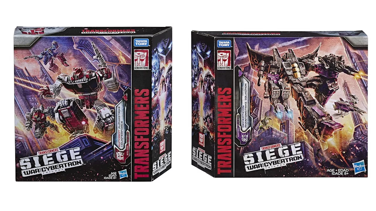 Transformers War for Cybertron Siege Phantomstrike Squadron and Alphastrike Counterforce Multipacks Are Back for Pre-Order