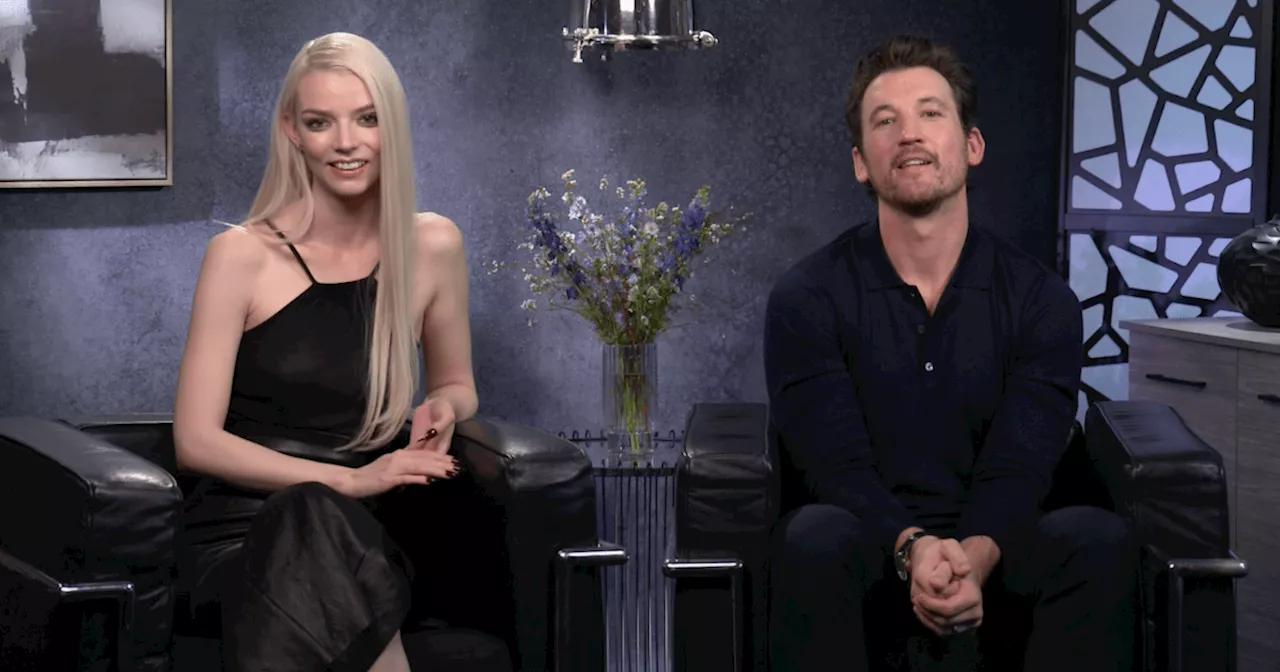 Actors Anya Taylor-Joy and Miles Teller Discuss Their New Movie, 'The Gorge',