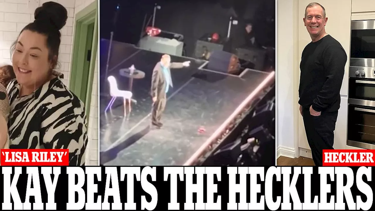 Peter Kay Ejects Hecklers From Show After 'Garlic Bread' Outburst and Lisa Riley Comparison