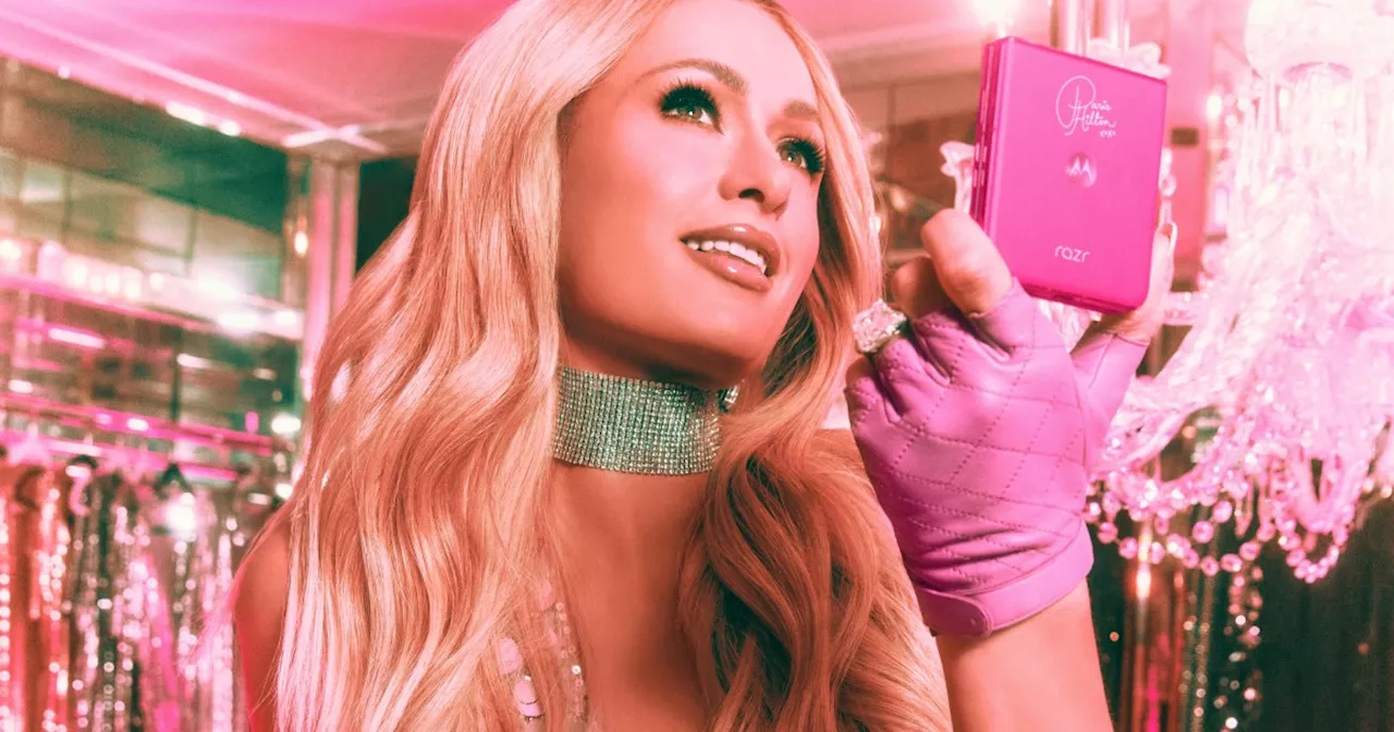 Motorola Unveils the Paris Pink Razr Plus in Collaboration with Paris Hilton