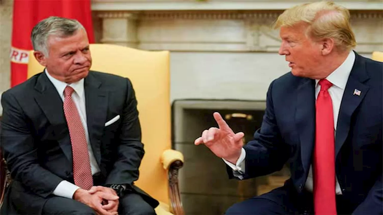 trumpp jordan king abdullah se milne jaa rahe hain