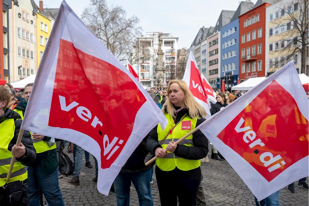 Streiks in Köln treffen Kitas, Stadtwerke und Krankenhäuser