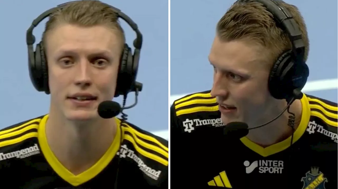Markus Eriksson rasar i tv: ”Ber om ursäkt”