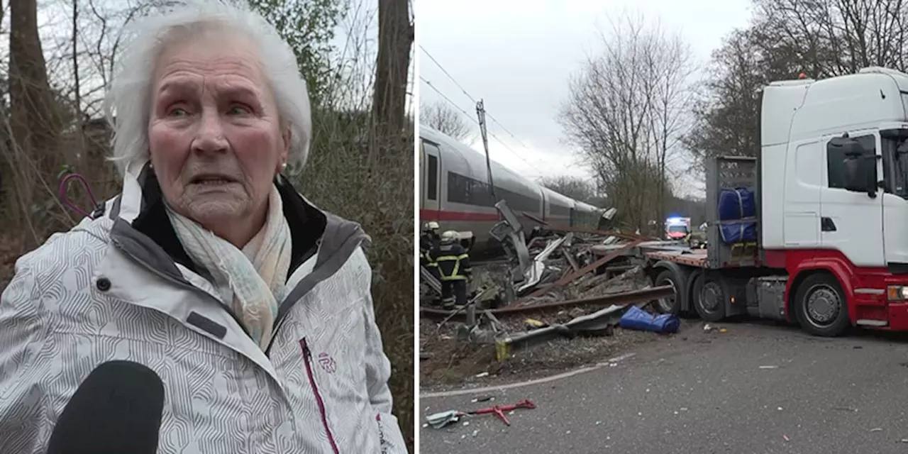 ICE kracht in Sattelzug: Augenzeugin schildert Moment des Aufpralls