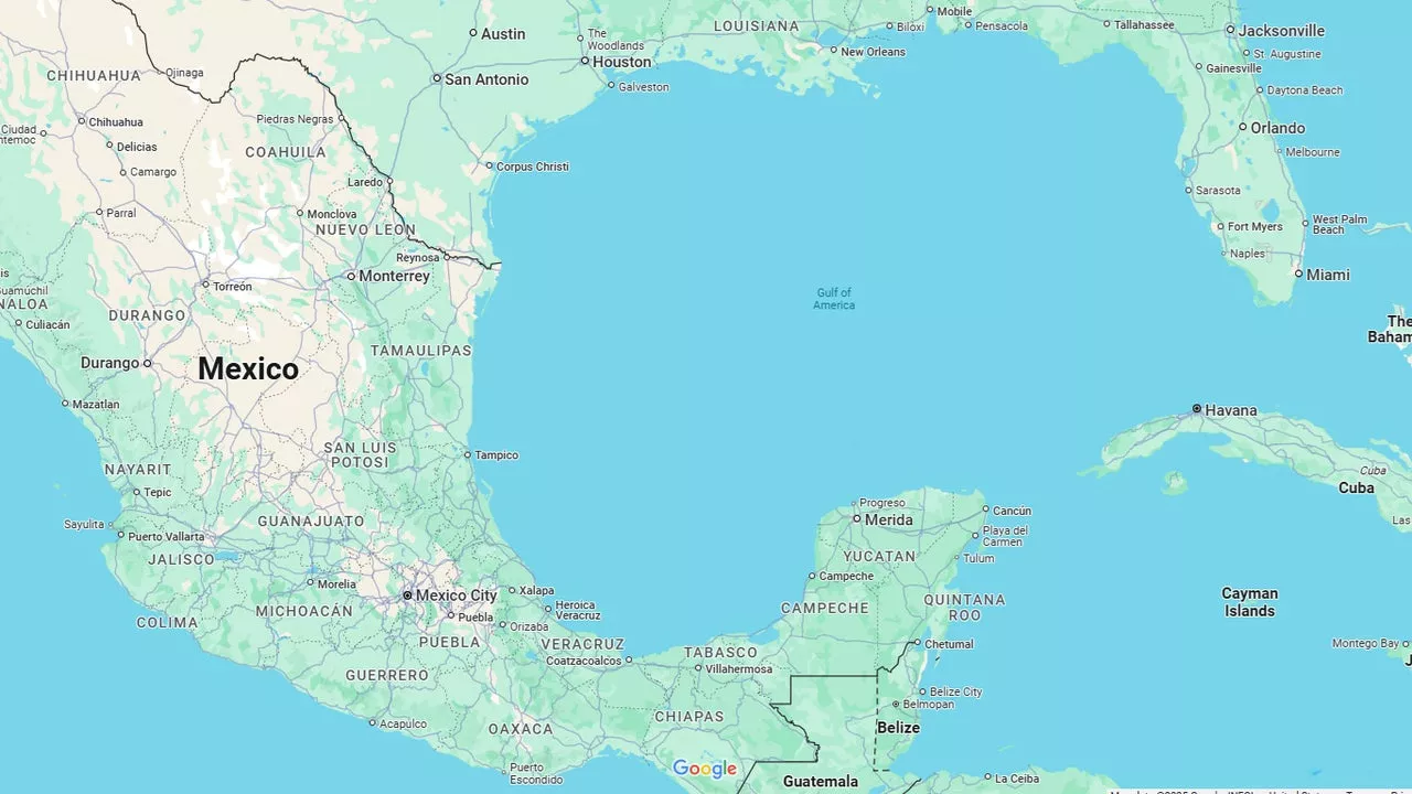 Google Maps Changes Name of Gulf of Mexico to 'Gulf of America'