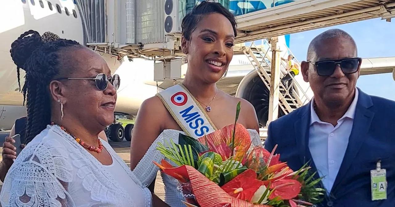 Angélique Angarni-Filopon (Miss France 2025) fait un triomphal retour en Martinique, quelle ambiance !