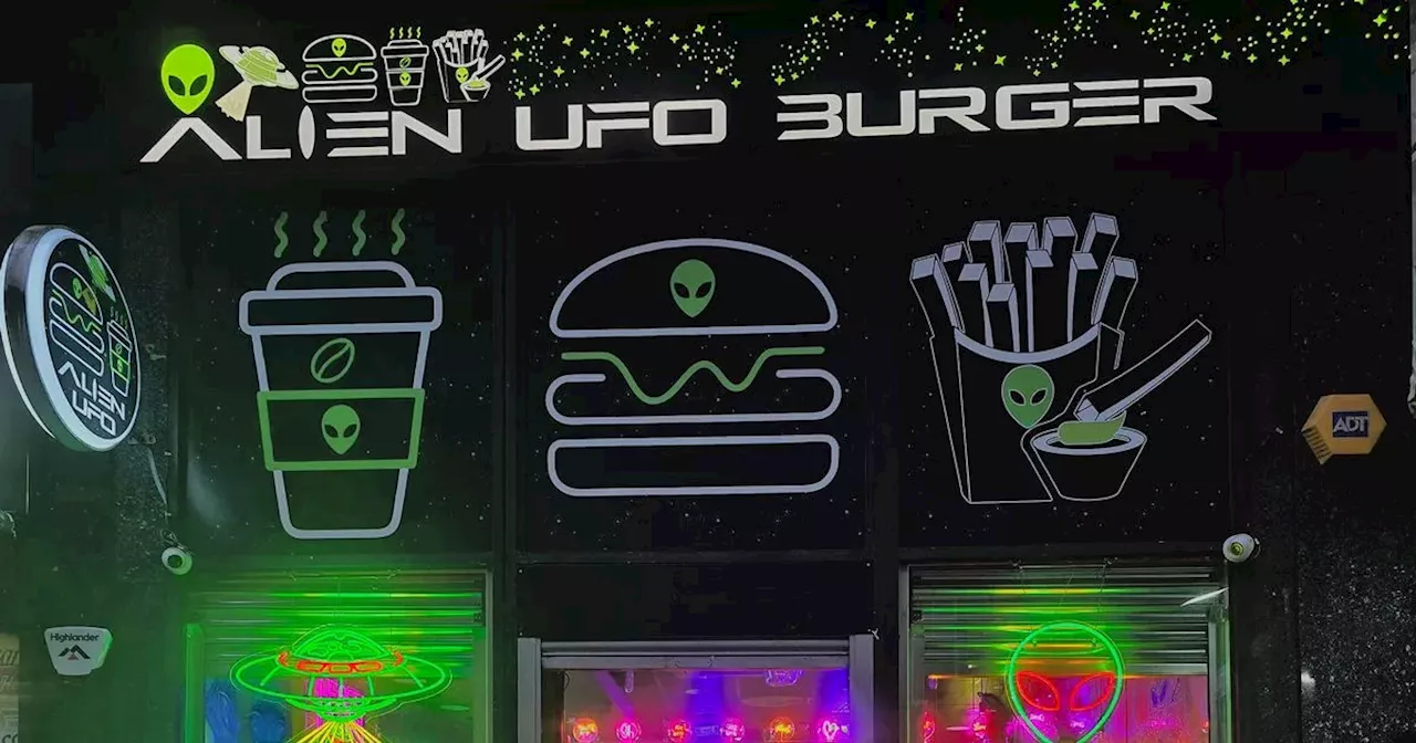 Alien UFO Burger to Open in Glasgow City Centre