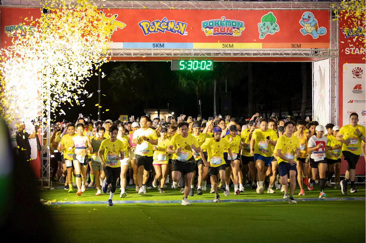 10,000 Runners Unleash Their Pokemon Spirit at Inaugural Pokemon Run