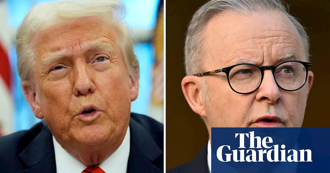 Trump calls Albanese a ‘very fine man’ as he considers Australian tariffs exemption