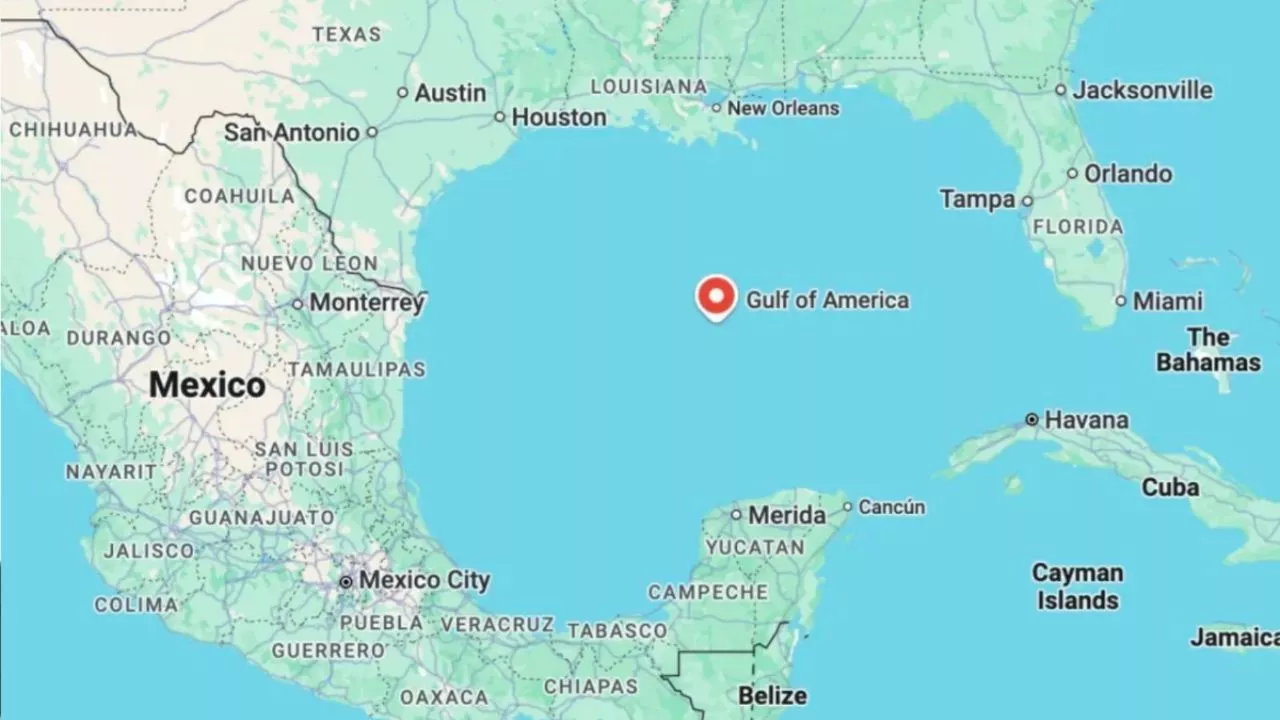 Google Cambia el Nombre del Golfo de México por el de Golfo de América