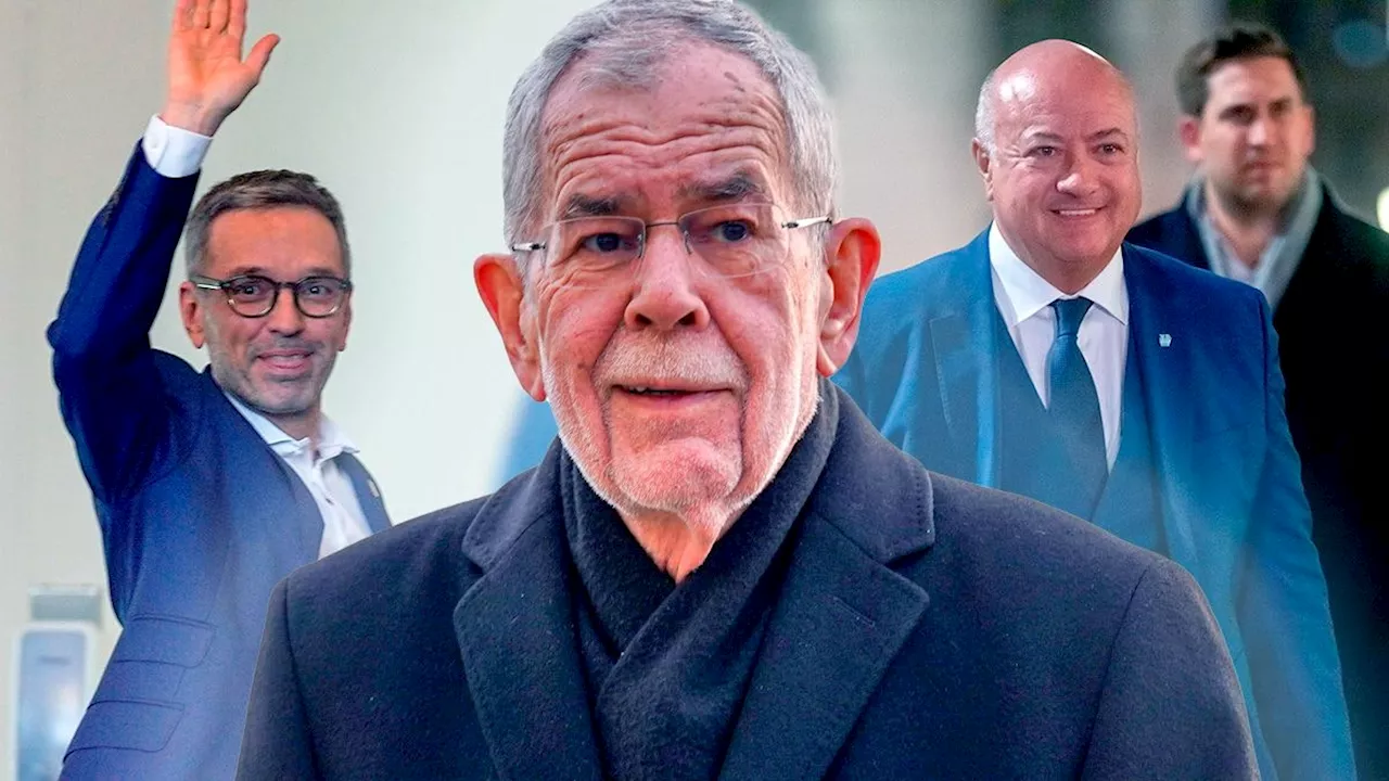 Van der Bellen ruft die FPÖ und ÖVP zum Regierungsverhandlungsgipfel