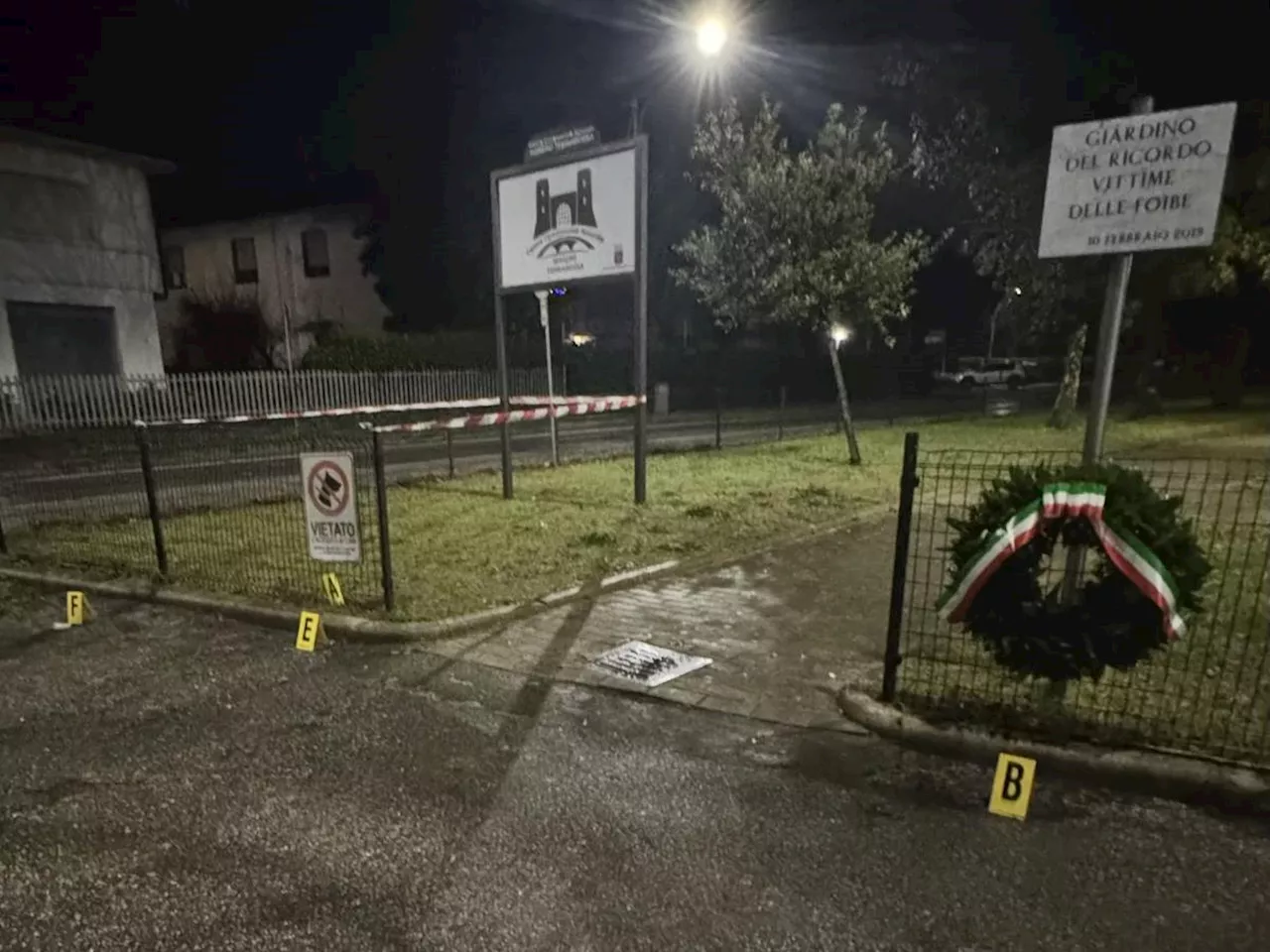 Esplosione nel Giardino del Ricordo a Licciana Nardi