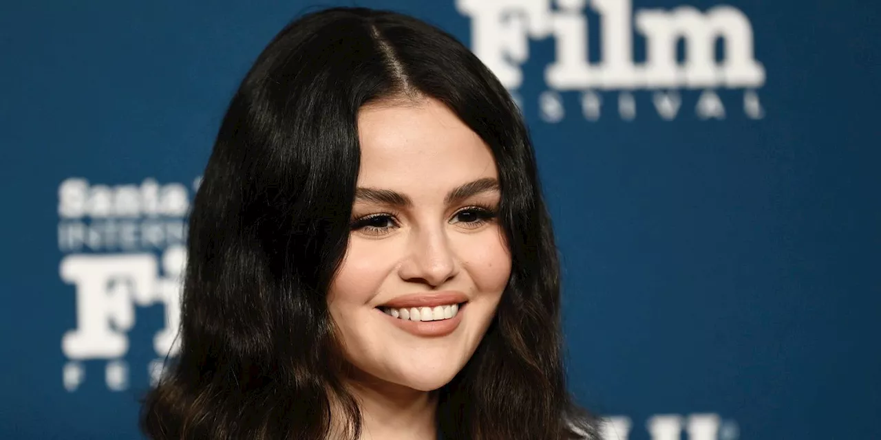 Selena Gomez Wears a Wedding-Worthy Minidress to the 2025 Santa Barbara International Film Festival