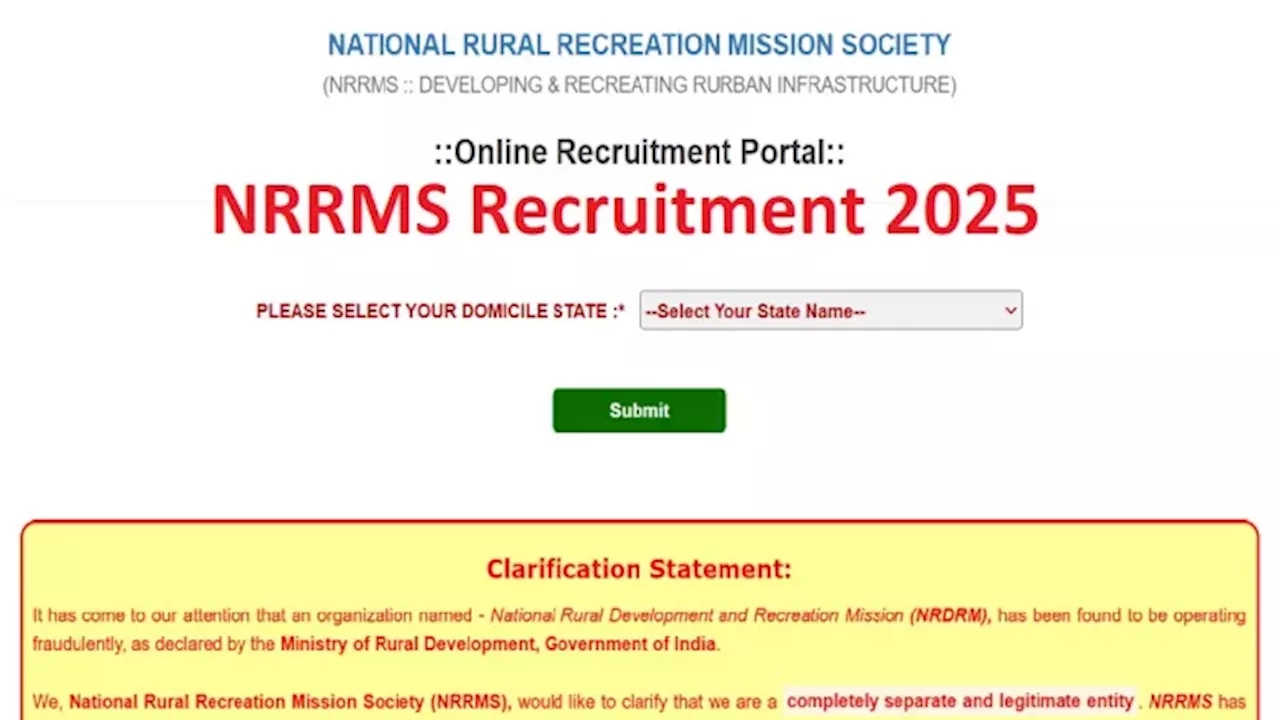 NRRMS Recruitment 2025: 19324 पदों पर भर्ती निकाली गई