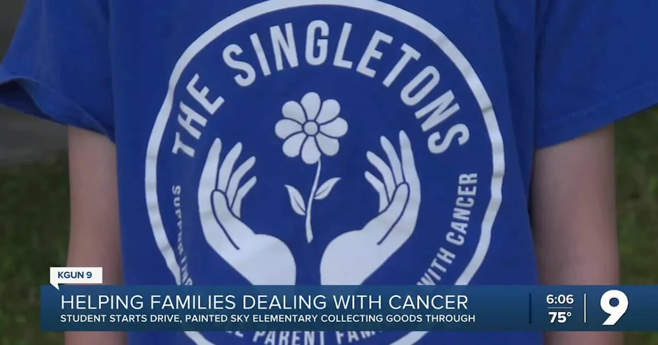 Fourth-Grader Leads Drive to Support Single-Parent Families Battling Cancer