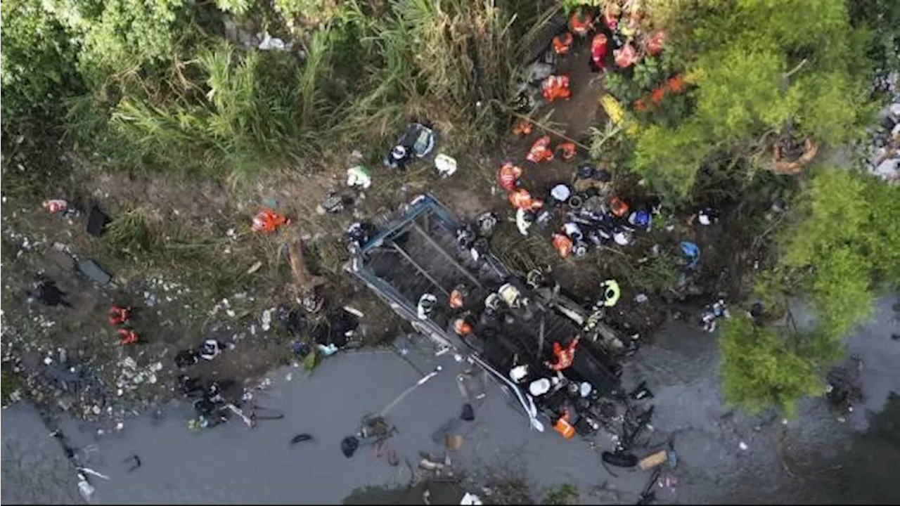 Bus Jatuh di Guatemala, 55 Orang Tewas