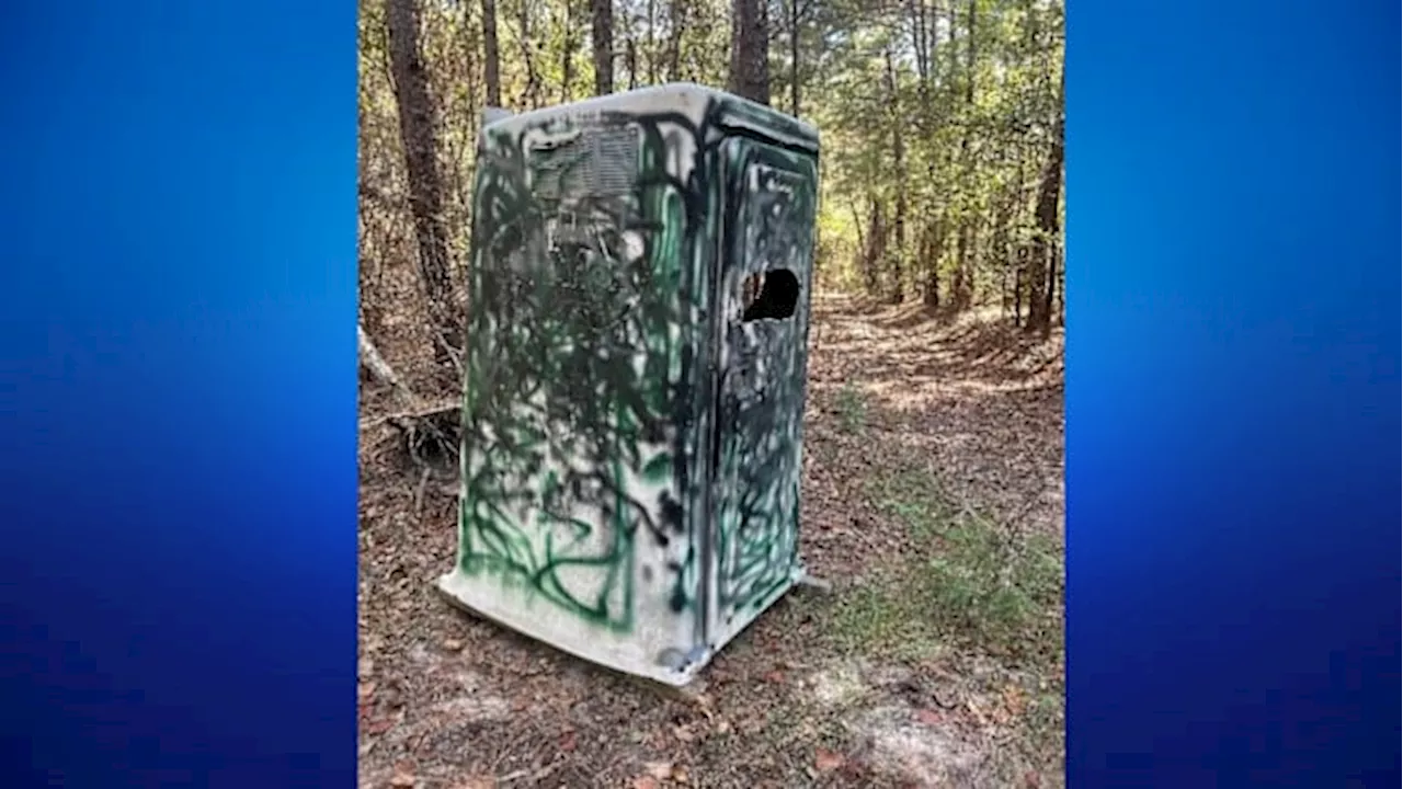 Man caught hunting on private property without permission in converted port-a-potty deer blind