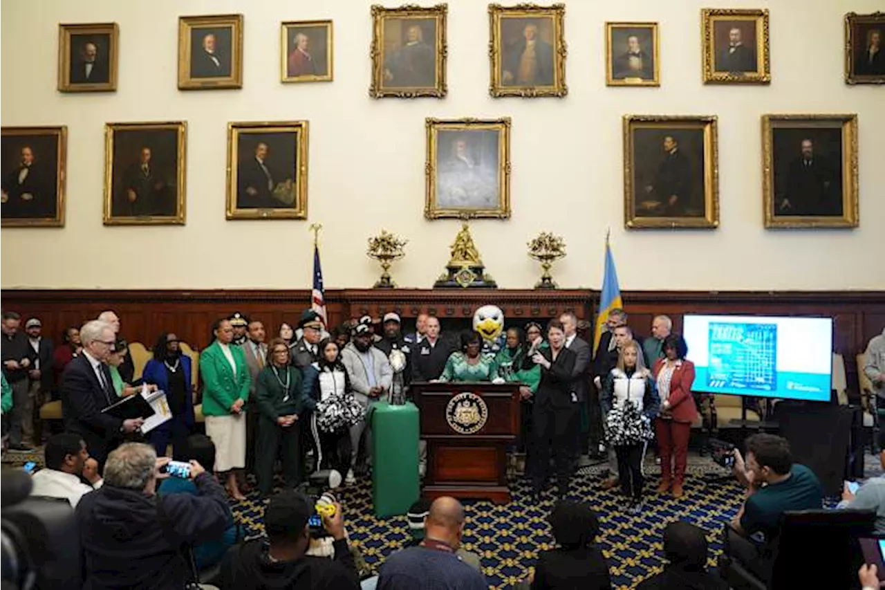 Philadelphia Celebrates Eagles Super Bowl Win with Parade and Ceremony