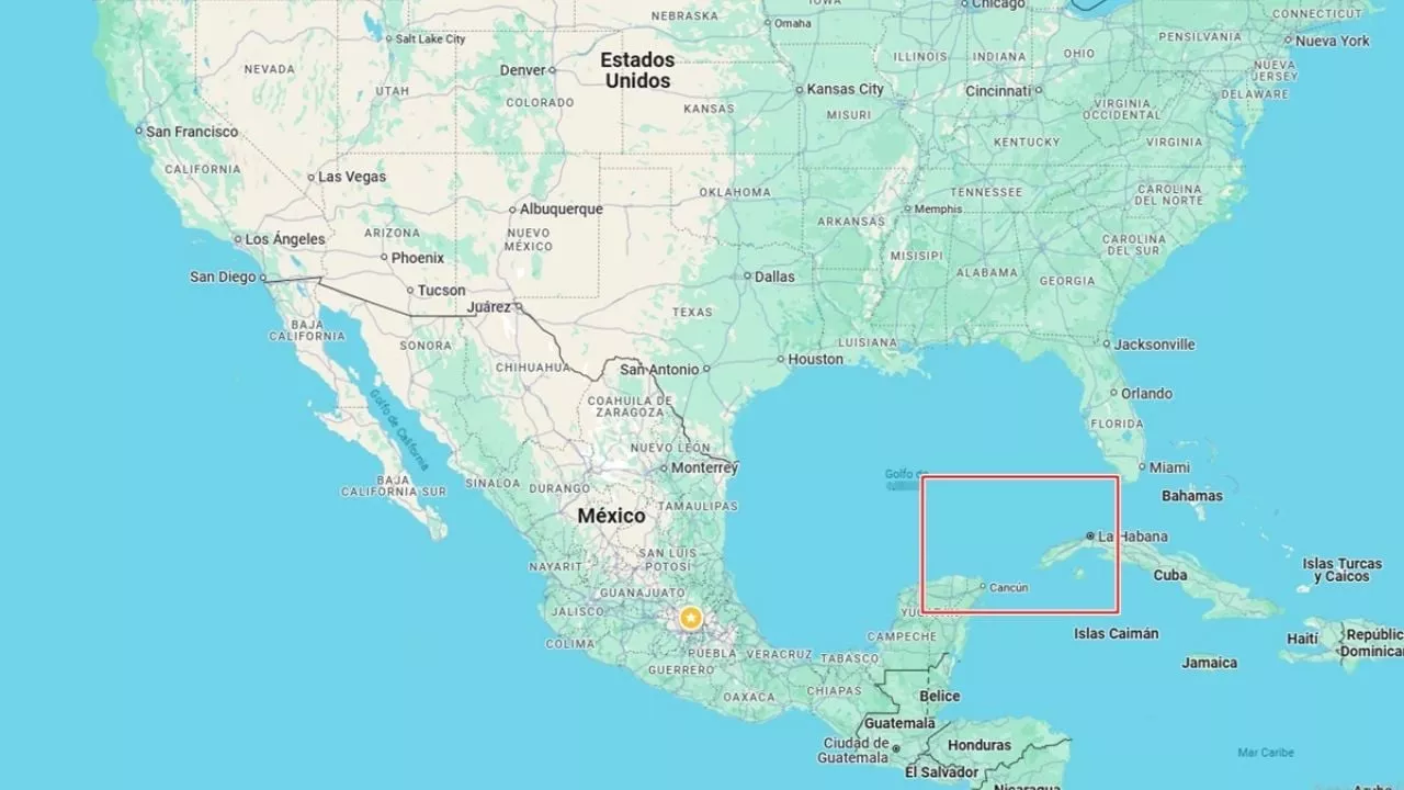 Golfo de México ya se llama Golfo de América en Google Maps