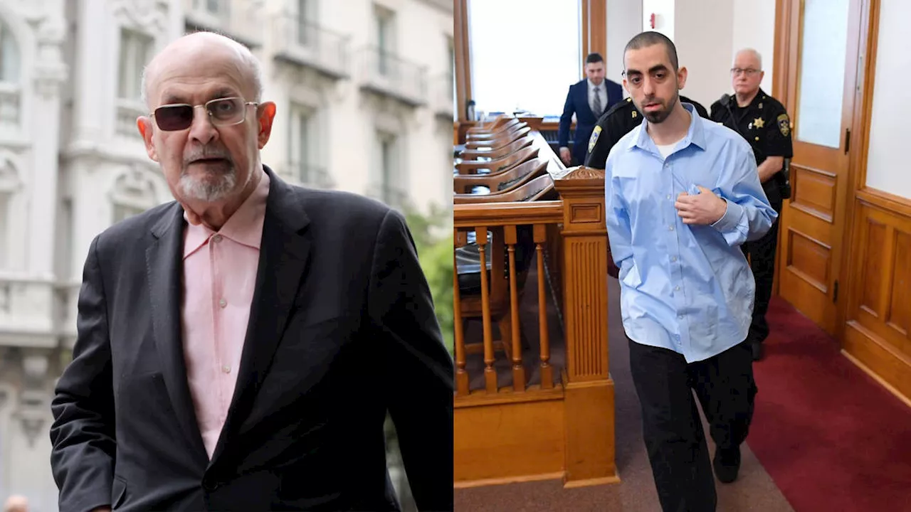 Salman Rushdie gives evidence in court as author gives evidence against alleged knife attacker