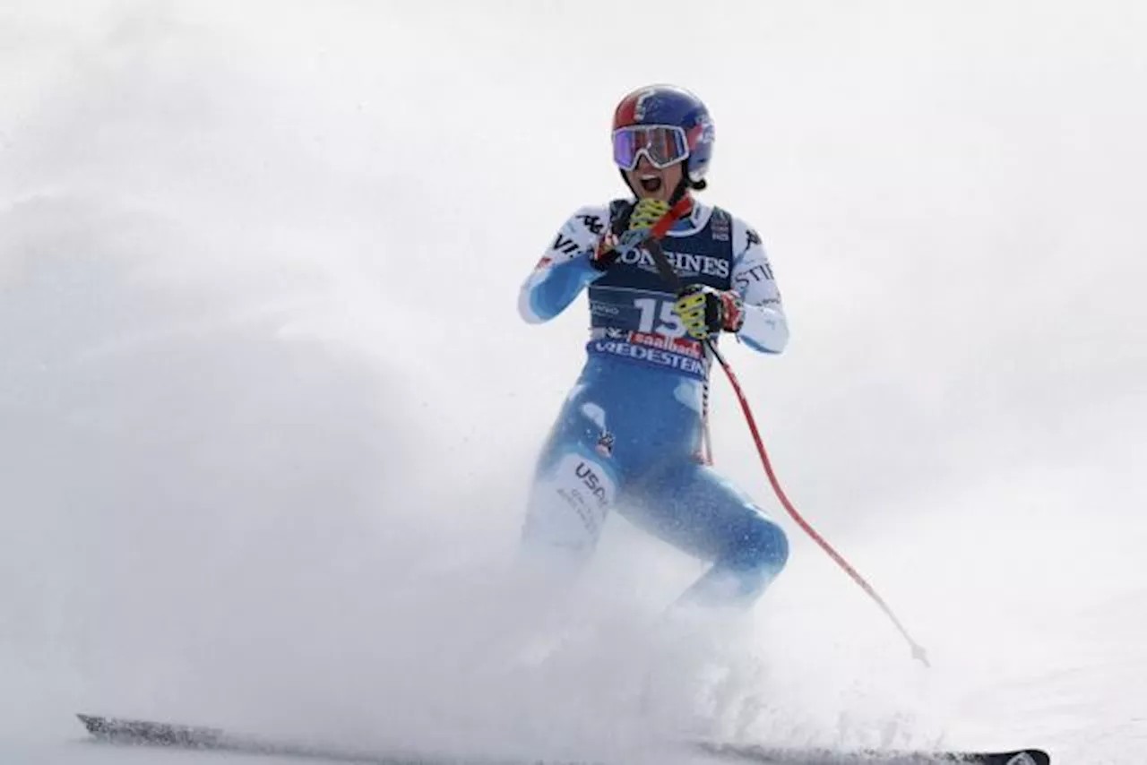 Lauren Macuga domine la descente du combiné par équipes aux Mondiaux de Saalbach