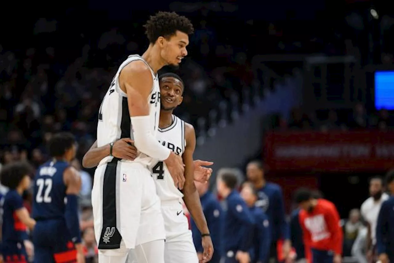 Wembanyama et Fox dominant face aux Wizards, les Spurs s'imposent à Washington