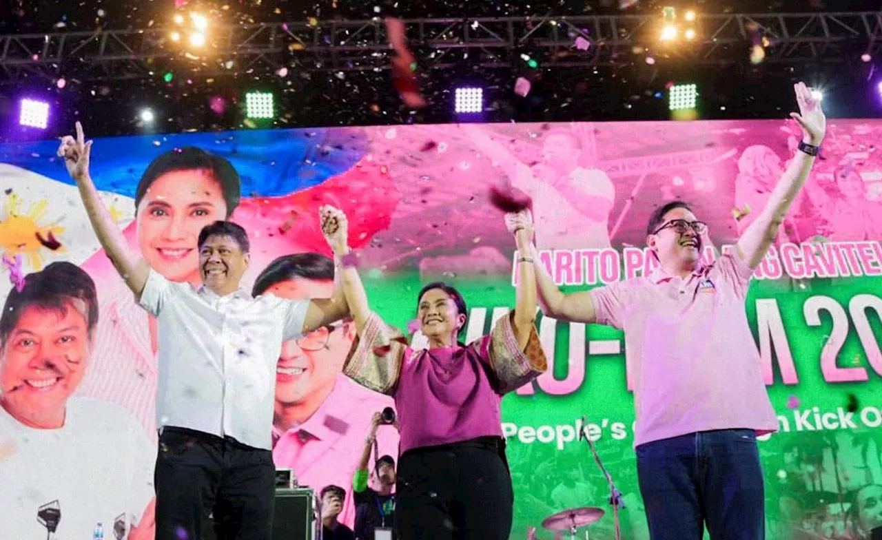 Robredo Rallies Support for Aquino and Pangilinan in Cavite