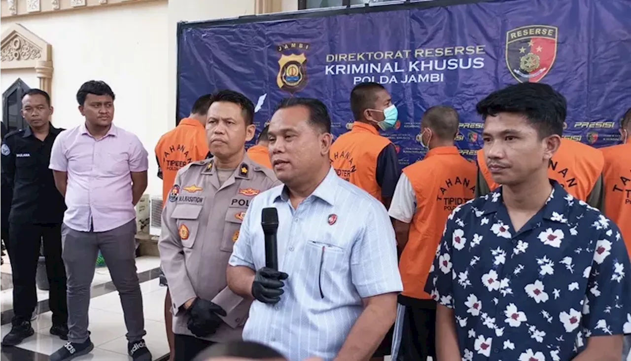 Penangkapan 6 Penambang Minyak Ilegal di Jambi