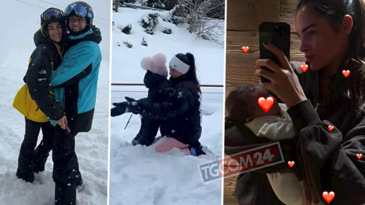 Amore in quota per Valentino Rossi e Francesca Sofia Novello: vacanza in famiglia a Madonna di Campiglio