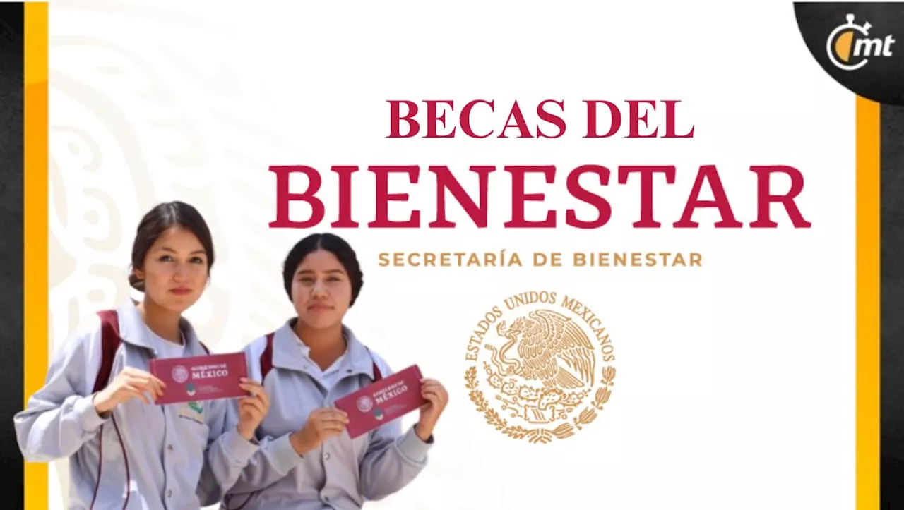 ¿Quiénes reciben HOY 1,900 pesos de las Becas del Bienestar?