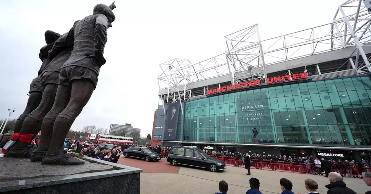 Denis Law funeral updates as Manchester United icon laid to rest