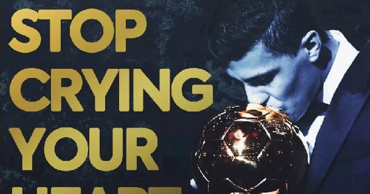 Manchester City Fans Unveil 'Stop Crying Your Heart Out' Banner Mocking Real Madrid's Ballon d'Or Boycott