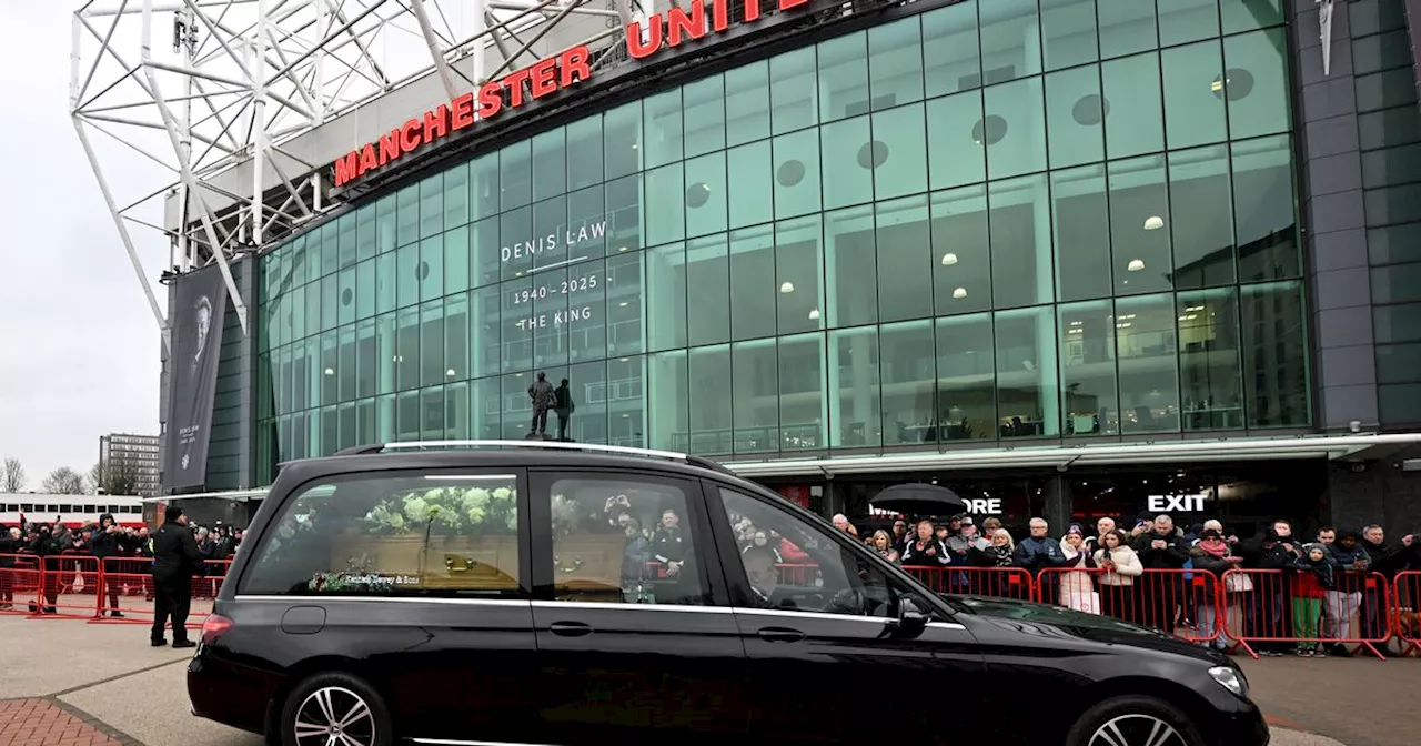 Manchester United Fans Honour Denis Law at Old Trafford Farewell