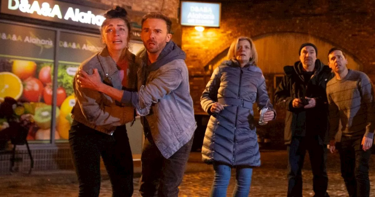 Coronation Street's fire stunt had to halt filming as chaos hit set