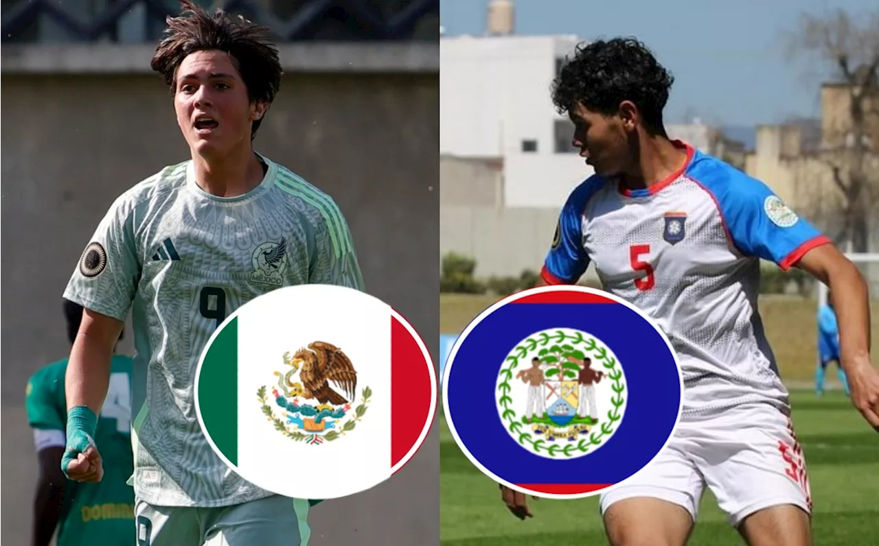 México vs Belice: ¿Dónde y a qué hora VER partido HOY del Campeonato Sub 17 de Concacaf?