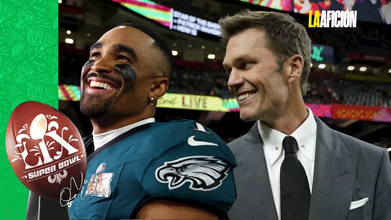 Tom Brady aconseja a Jalen Hurts que no pierda de vista su jersey del Super Bowl